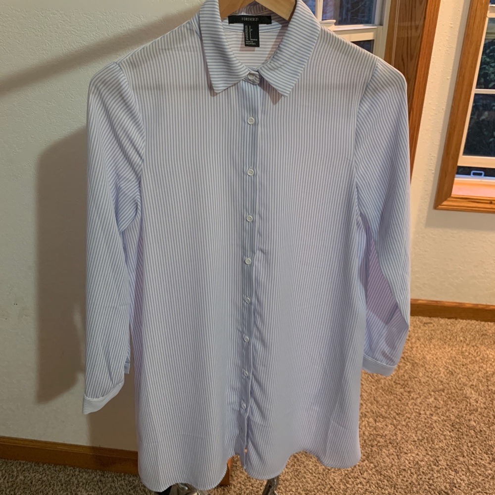 Forever 21 button up shirt dress